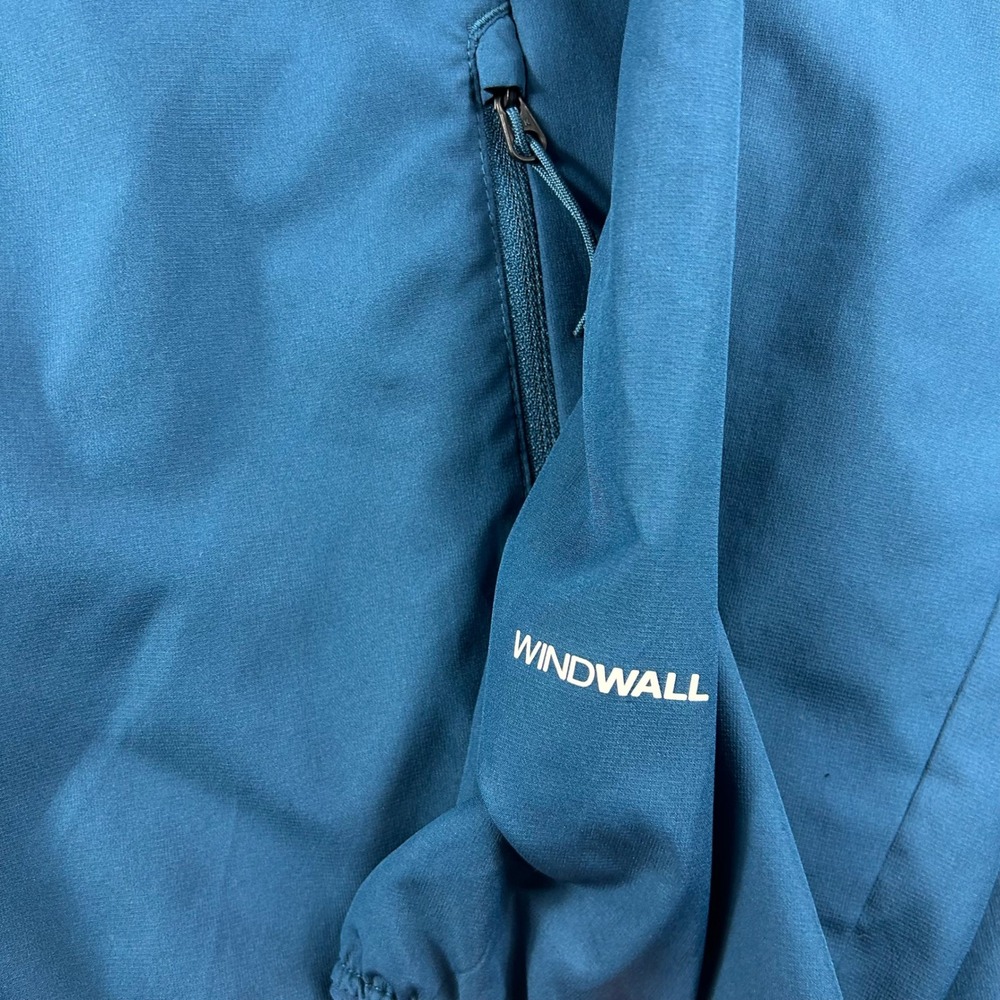 The North Face Windbreaker Jacket Mens XXL Blue WindWall Hooded Full Zip Hiking - Picture 7 of 10